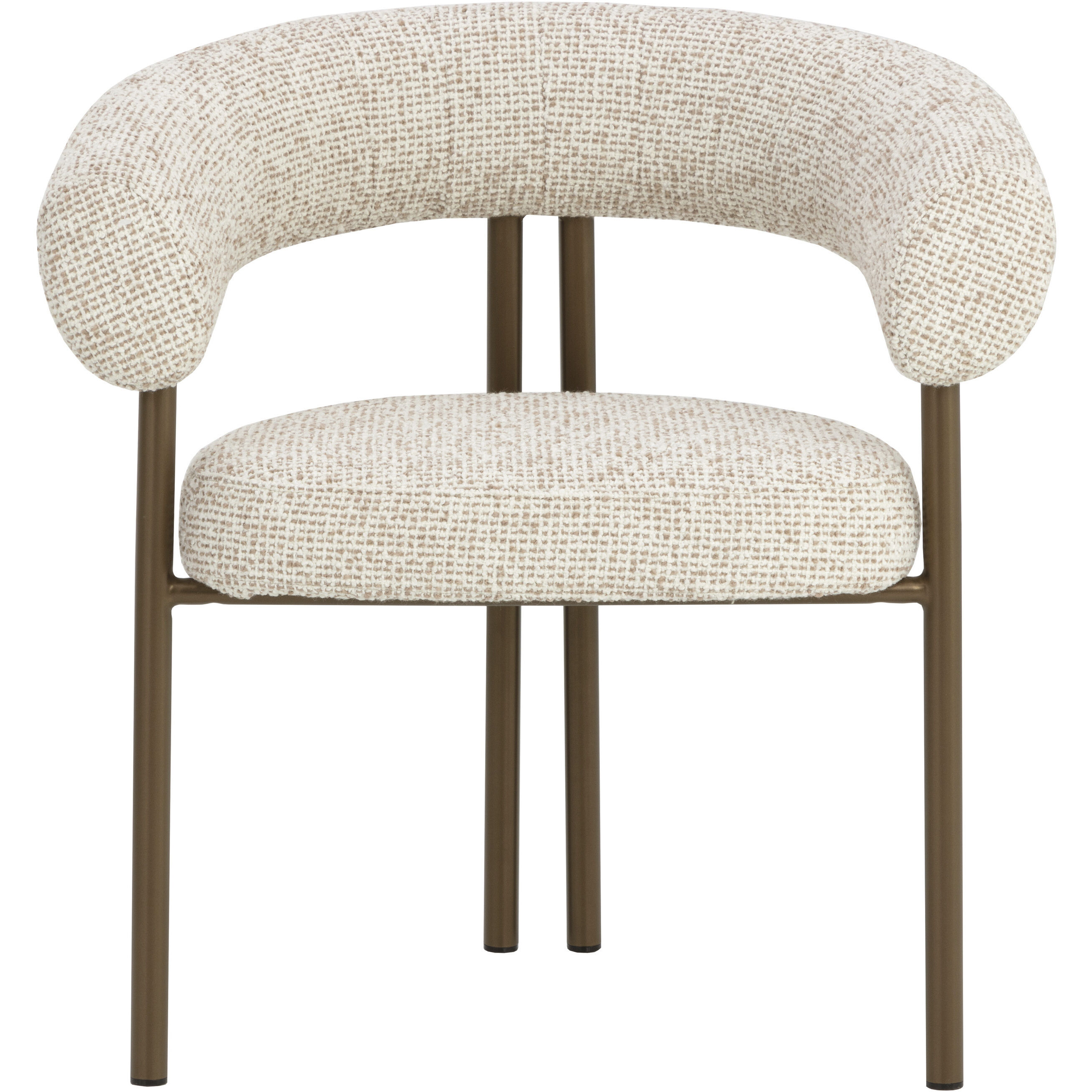 Oniva Antique Bronze / Noah Ecru Dining Armchair